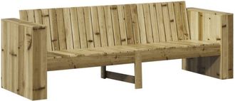 vidaXL Vidaxl - Garden Sofa Green 185.5 x 60 x 62 cm Impregnated pine wood