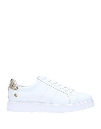 Ralph Lauren ANGELINE II EMBOSSED LEATHER SNEAKER