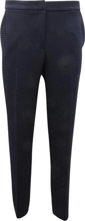 Armani Broeken, Dames, Blauw, M, Polyester, Blue Night Broek