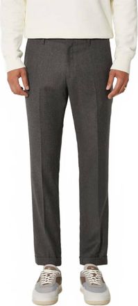 Paul Smith Wool Straight-Leg Dress Pants In Gray