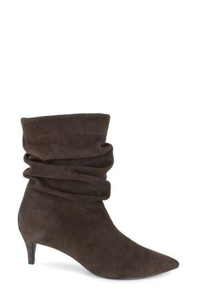 Kenneth Cole Marsha Bootie in Chocolate Suede at Nordstrom, Size 6.5