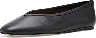 Marc Fisher Gradi Womens Flat Shoes Black Leather : 9.5 M