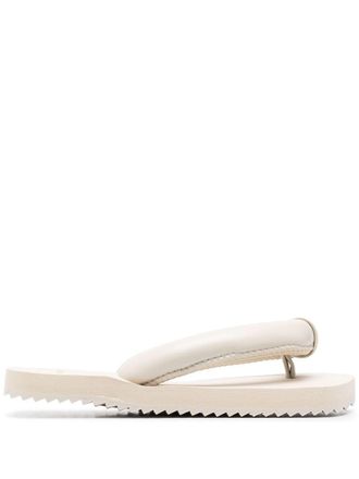 Yume Yume Suki padded-strap flip flops - Neutrals