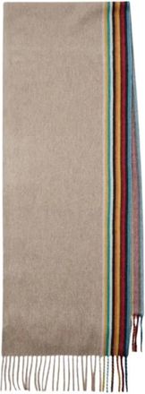 Paul Smith Sjaal - Heren - Accessoires - Beige - Maat: ONE Size Wol