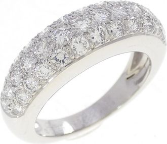 Cartier Platinum Platinum 950 Band Ring (Pre-Owned)