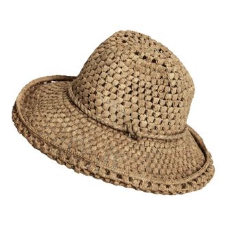 Ibeliv Accessoires, Dames, Bruin, ONE Size, Katoen, Malouka Hoed