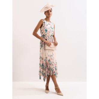 Phase Eight Georgiana Sleeveless Midi Dress in Pale Pink at Nordstrom, Size 10