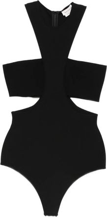 Alexander McQueen Uitgesneden top - Zwart