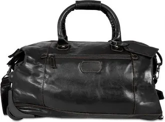 Jack Georges Voyager Wheeled Duffle Bag in Black at Nordstrom