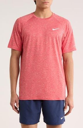 Nike Heathered Hydroguard Swim T-Shirt in University Red at Nordstrom Rack, Size X-Large