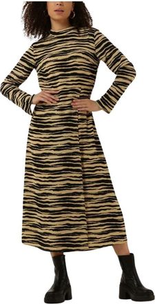Modstr&ouml;m Becky Maxi-jurk met print - Dames - Casual kleedjes - Veelkleurig - M - Polyester - Kleedjes
