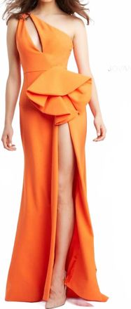 Jovani Womens Evening Dress In Orange