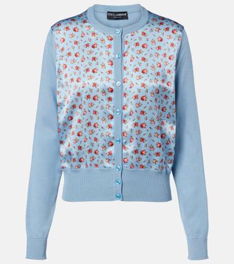 Dolce & Gabbana Floral silk cardigan