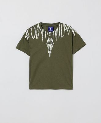 Marcelo Burlon T-shirt in cotone con stampa logo County Of Milan