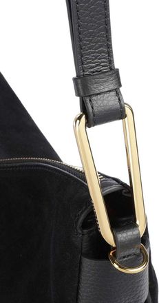 Coccinelle Womens Shoulder Bag Black Cowhide Shoulder-bags
