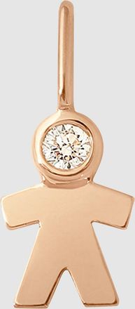 Vanrycke Pendentif Cosmic Boy Or Rose Et Diamant