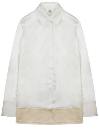Toteme Long-Sleeve Viscose Shirt