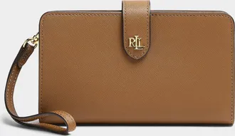 Lauren Ralph Lauren Womens Bi-fold leather wallet with wrist strap