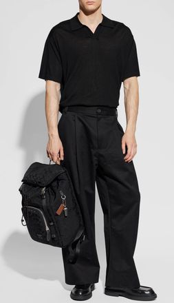 Frame Denim Polo, Mens, Black