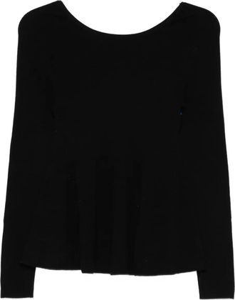 BA&SH Maglione con scollo ampio - Nero