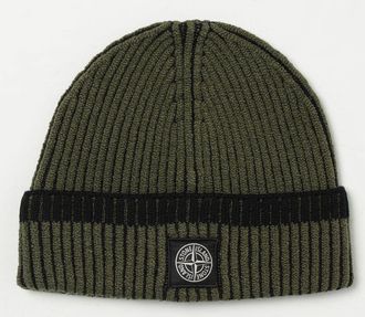 Stone Island Cappello Stone Island in maglia di misto lana
