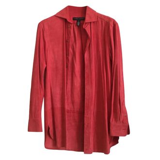 Ralph Lauren red suede jacket/coat Size M