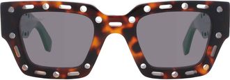 Off-white Mercer Full SMoke Square Sunglasses OERI026 6007 48