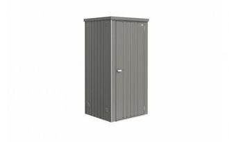 BIOHORT Armario Metalico Biohort Alto Jardin Color Gris Cuarzo Metalizado 90