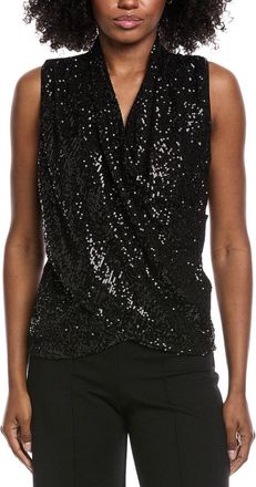 Vince Camuto Sequin Drape Tank Top