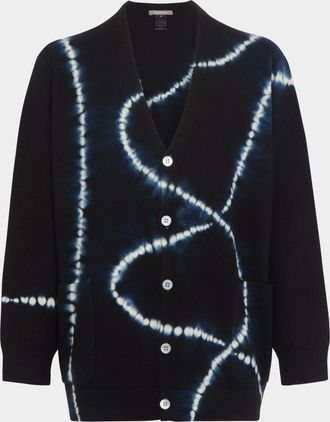 Suzusan Shibori Cashmere Seamless Wide Cardigan Size: L