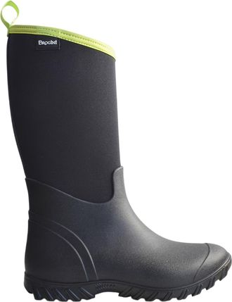 Brogini Waterdichte halfhoge laarzen met Belmont-logo voor dames (Zwart/Kalk)
