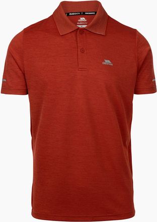 Trespass Mens Trespass Mens Mckay Active Polo Shirt - Red - Size: 40