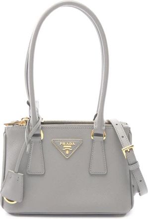 Prada Pre-owned Prada Mini Saffiano Lux Galleria Double Zip Satchel Ladies 0Y8QW6Y1K0R5AEI7