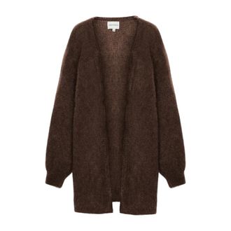 Americandreams Americandreams, Truien & Vesten, Dames, Bruin, L, Wol, Lee Midi Cardigan