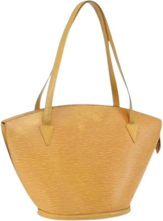 Louis Vuitton Pre-owned Shoulder Bags, female, Yellow, Size: ONE SIZE Pre-owned Vintage Shoulder Bag