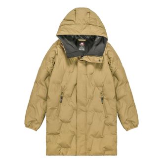 New Balance Long Down Jacket Asia Sizing Olive Green AMJ14303-OV