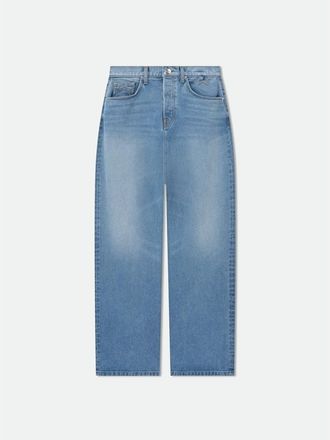 Rhude MenS Blue Wide-Leg Denim Trousers, Size 30