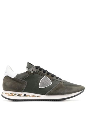 Philippe Model TRPX sneakers met camouflageprint - Groen
