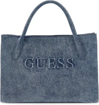 Guess Hwdg 97 69220 Tote Bag - Dames - Shoppers - Blauw - ONE Size - Denim - Tassen