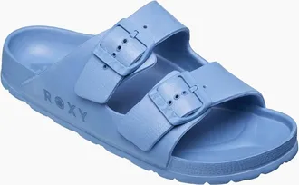 Roxy Womens Roxy Womens Kattie Slides - Blue - Size: 5