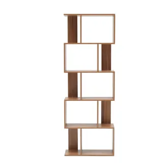 Mobili Rebecca Mobili Rebecca - Rebecca Mobili Estanter&iacute;a Librer&iacute;a 5 Repisas Moderno Madera 172,5x60x24,5