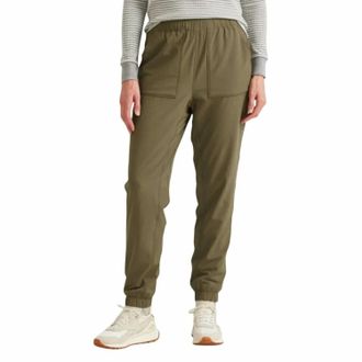Eddie Bauer Flexion Lined 3.0 Pull On Jogger Pants In Alder Olive Green