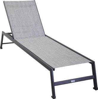 Vacchetti Vacchetti - Tumbona Antracita 195x55 Cm H 31 Cm En Aluminio Mod. Cleveland