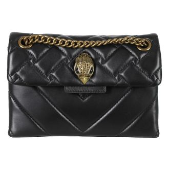 Kurt Geiger Mini Kensington Crossbody Tas - Dames - Tassen - Zwart - Maat: ONE Size Leer