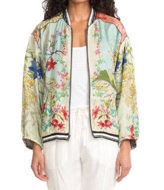 Johnny Was Mizumi Bomber Jacket In Multi