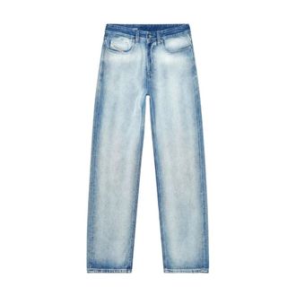 Diesel Loose-fit Jeans, male, Blue, Size: W29 Straight Jeans