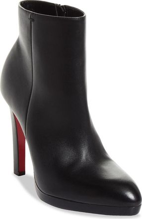 Christian Louboutin Fannylove Bootie in Black/black at Nordstrom, Size 41.5