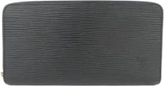 Louis Vuitton Pre-owned Zippy Wallet Epi Long Wallet - Dames - Vintage Accessoires - Zwart - ONE Size - Leer - Vintage