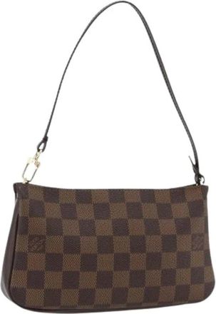 Louis Vuitton Pre-owned Mini Bags, female, Brown, Size: ONE SIZE Pre-owned Accessory Pouch