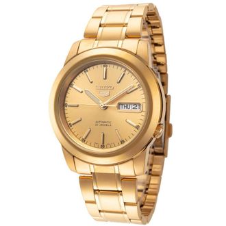 Seiko Classic Rose Gold-tone Dial Mens Watch SNKE56K1